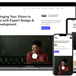 Echo - Premium and Free Bootstrap Website template for Portfolio and Corporate Business
