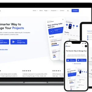 Aurora Bootstrap Template for SaaS